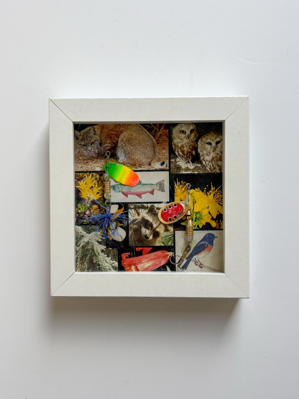 Vintage Shadowbox Framed Art